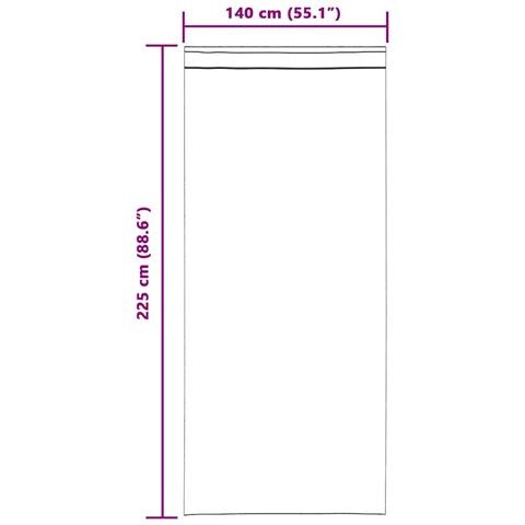 Tende con tende 2 pcs giallo senape 140 x 225 cm Velluto - Foto 6