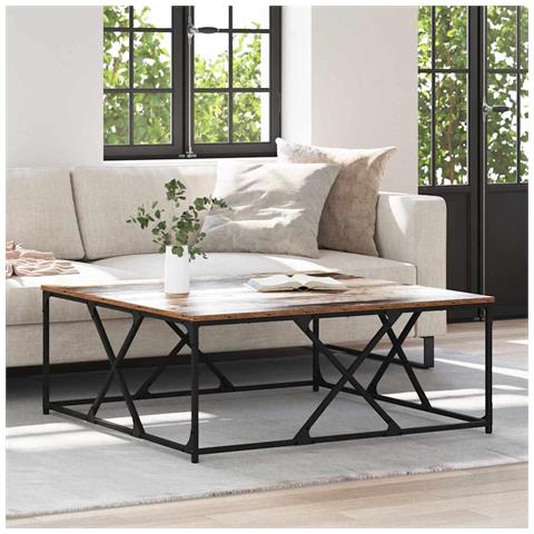 Tavolino da salotto Legno vecchio 100 x 100 x 40 cm - Foto 2