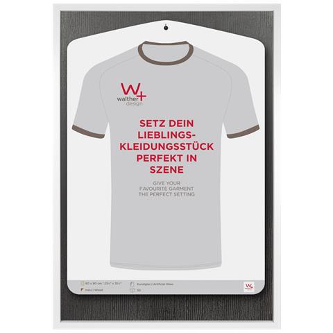 Stoccolma 3d Cornice In Legno 60x90 Telaio Per Maglie Bianco Con Vetro Artificiale - Foto 1