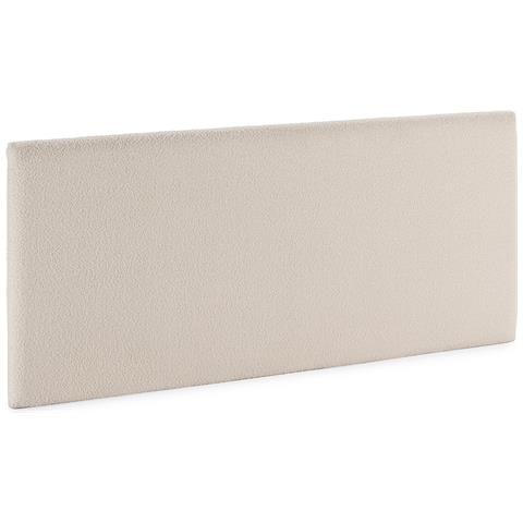 Testiera Niebla 150x60 Cm Tessuto Pecora Beige - Foto 1