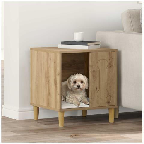 Cuccia per cani Rovere Artigianale 44 x 42 x 49 cm - Foto 2