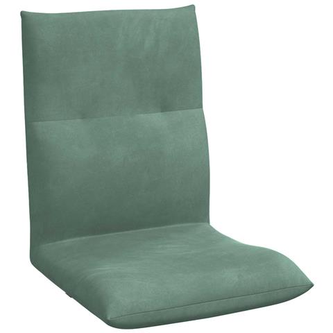 Sedia a pavimento regolabile Verde Mare Velluto - Foto 1