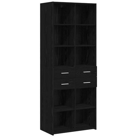 Libreria Rovere nero 30 x 42.4 x 185.2 cm - Foto 1