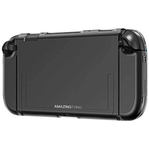 Custodia Trasparente Nera Per Console Nintendo Switch 2 Amazingthing - Foto 2