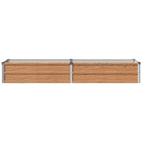 Letto rialzato da giardino Marrone legno 160 x 40 x 24 cm - Foto 2
