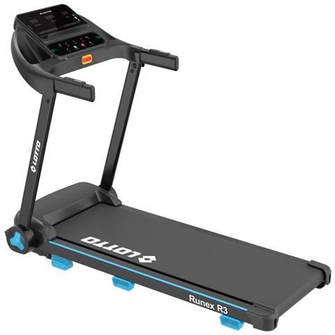 Tapis Roulant Elettrico Runex R3, 2 Hp, 8 Km /h, Inclinazione Manuale 2 Livelli, Superficie 105x40 Cm, Bluetooth, Fitshow, Kinomap, Zwift, Led, 12 Programmi, 100% Pieghevole, 100 Kg - Foto 1