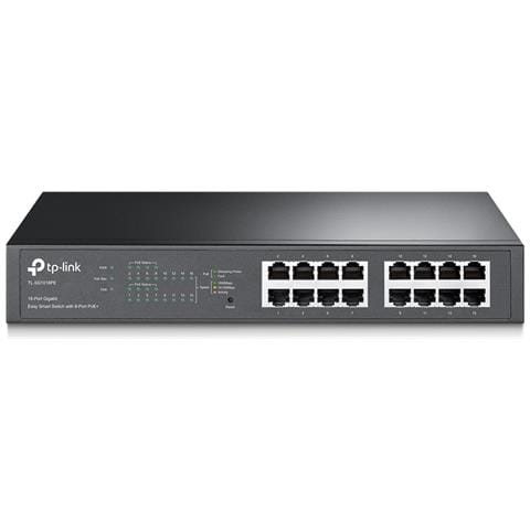 Switch Easy Smart POE 16 Porte Gigabit 10 / 100 / 1000Mbps RJ45 - Foto 1