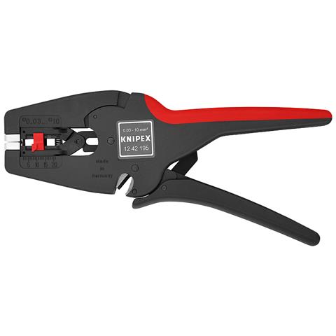 Knipex MultiStrip 10 pinza spellacavi Nero, Rosso - Foto 1
