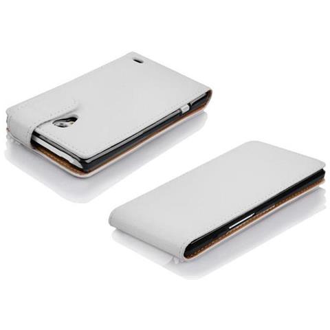 Custodia Compatibile Con Lg L70 In Magnesio Bianco - Coperchio Protettivo In Design Flip Realizzato In Similpelle Testurizzata - Foto 6