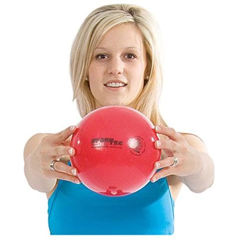 Fitness Ball Fig, Non Verniciato, Diametro : 19 Cm, Colore : Rosso [ impianti ] - Foto 2