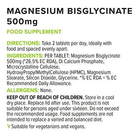 Polveri Allingrosso Magnesio Bisglicinato Compresse 500 Mg Confezione Da 60 - Foto 4