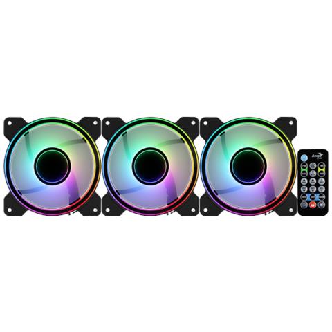 Mirage12pro, Confezione 3 Ventilatori 120mm Argb, Hub Rgb, 6-pin, Silenzioso - Foto 8