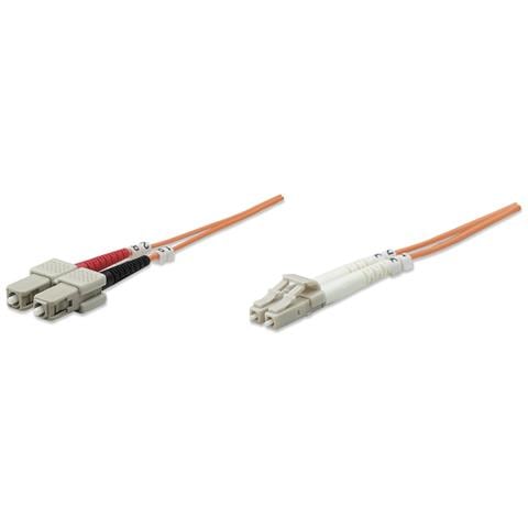 3.0m LC-SC M /M cavo InfiniBand e in fibra ottica 3 m Arancione - Foto 1