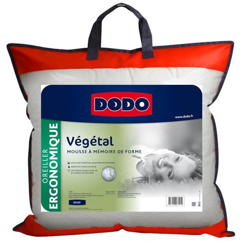 Guanciale Ergonomico Memory Foam Vegetal - 60 X 60 Cm - Foto 1