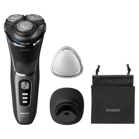 Rasoio Barba Philips S3343 13 Serie 3000 Skinprotect Nero E Grigio - Foto 1