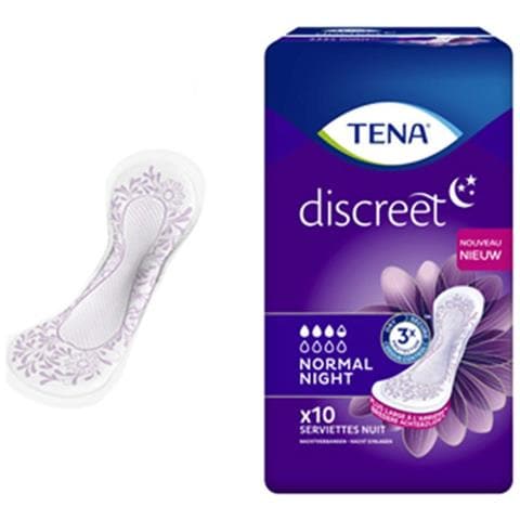 Asciugamani Per Perdite Urinarie X10 Discreet Normal Night - Foto 1