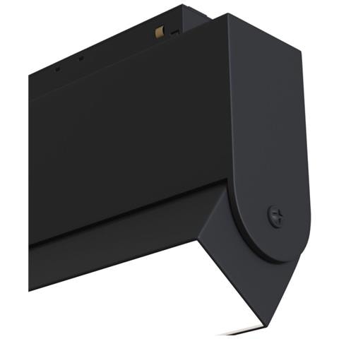 Base Di Illuminazione Basic Per Binario Moderno Alluminio Nero 10w Luce Calda - Foto 2