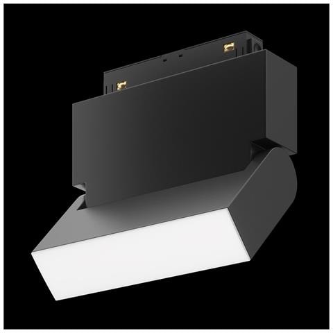Base Di Illuminazione Basic Per Binario Moderno Alluminio Nero 10w Luce Calda - Foto 3