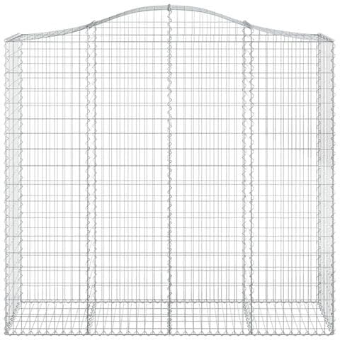 Cesto Gabbione Ad Arco 200x50x180/200 Cm Ferro Zincato - Foto 2