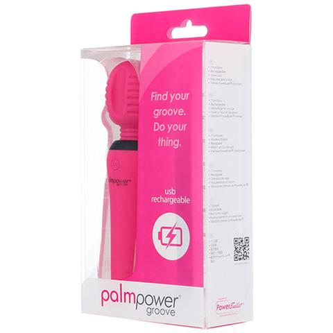 Massaggiatore A Bacchetta Palmpower Groove Fucsia - Foto 2