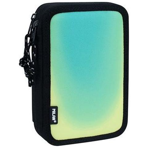 Astuccio Doppio Milan Sunset Nero Verde 34 Pezzi - Foto 1