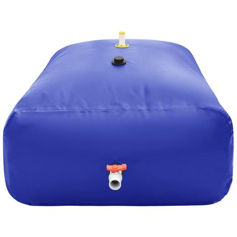 Serbatoio Acqua Con Rubinetto Pieghevole 2100 L In Pvc - Foto 3