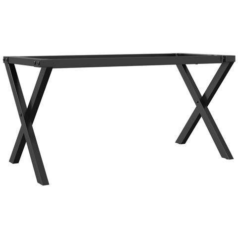 Telaio Gambe A X Per Tavolino Da Salotto 80x40x43 Cm In Ghisa - Foto 2