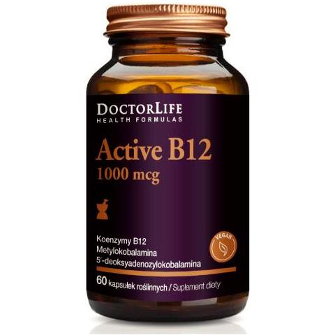 Doctor Life Active B12 1000 Mcg 60 Capsule - Foto 1
