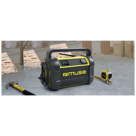 Altoparlante Bluetooth Portatile 20w Rinforzato Waterproof Ipx6, Nero / Giallo - Foto 2