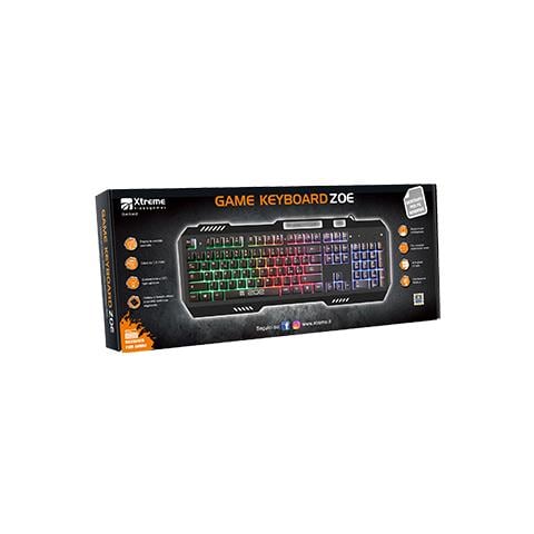 34642 tastiera Giocare USB QWERTY Italiano Nero - Foto 2