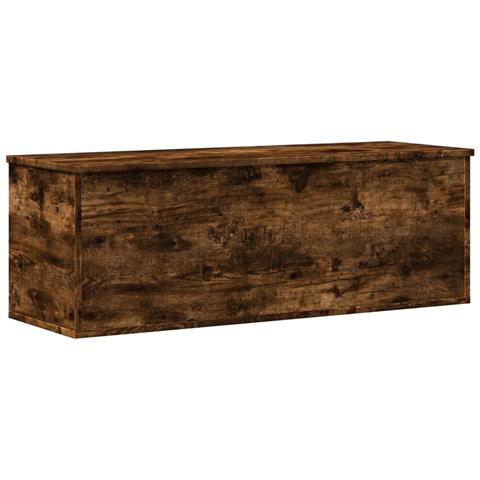 Contenitore Portaoggetti Rovere Fumo 102x35x35 Cm In Truciolato - Foto 2