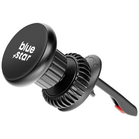 Supporto Magnetico Per Auto Griglia Ventilazione Rotante 360° Compatto, Nero - Foto 1