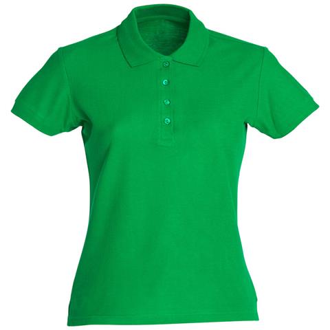 Basic Polo Ladies Verde Acido L - Foto 1