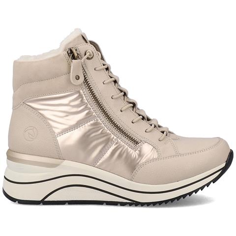 Beige Casual Closed Booties Stivaletti Sintetico E Tessile Scarpe Donna Beige Eu 38, D0t72-60 - Foto 2