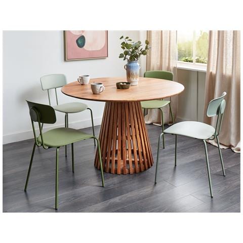 Tavolo Da Pranzo Mesilla Legno Scuro - Foto 1