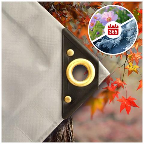 Grigio 650 G/m² Pvc 2 X 3m (6m²) Telo - Foto 2