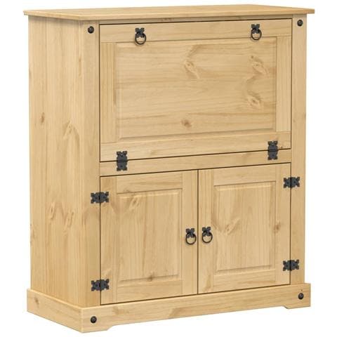 Cantinetta Per Vini Corona 97x45x114 Cm Legno Massello Di Pino - Foto 2