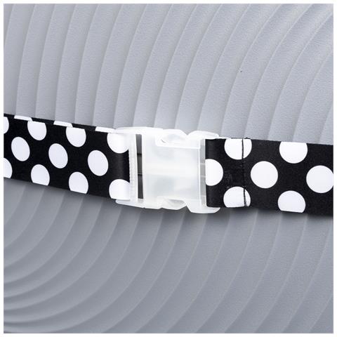 Kit Di Sicurezza Per Bagagli: Cinturino Per Bagagli, Lucchetto E Identificatore Di Valigie. Design Love. - Foto 4