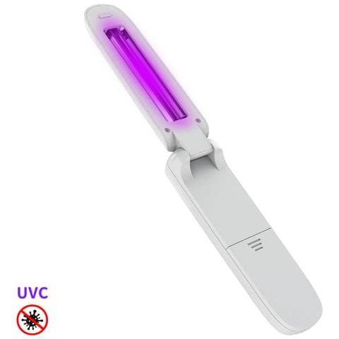 Mini Lampada Uvc Portatile Pieghevole 3x2x12 Cm. Colore Bianco - Foto 1