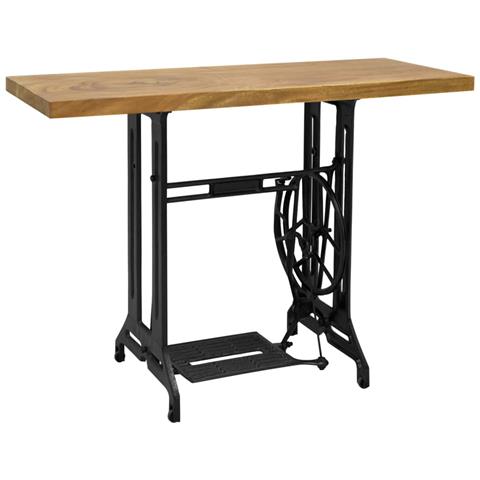 Tavolo Consolle Stile Macchina Da Cucire 110x40x75 Cm - Foto 2