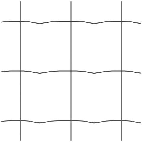 Euro Fence Set di 2 Grigio Metallo 10 x 1 m Durevole - Foto 9