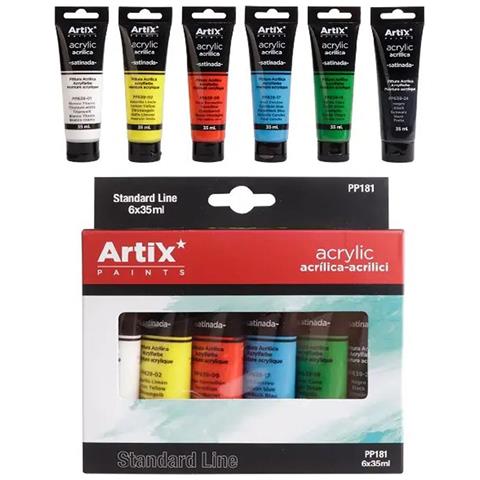 Pittura Acrilica 6 Tubi 35 Ml - Foto 1