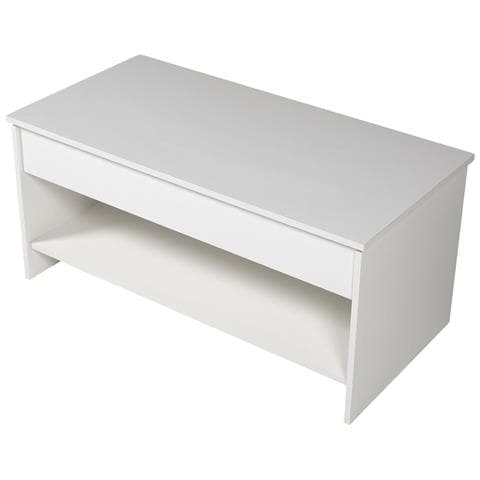 Tavolino Con Piano Sollevabile Bianco Hedda - Foto 1