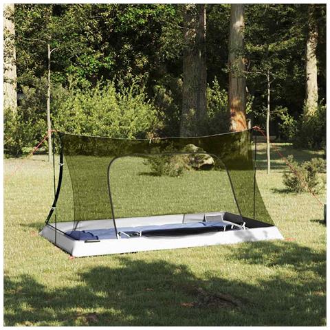 Tenda interna Nero 220 x 128 x 110 cm Rete - Foto 2