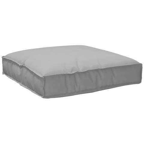 Cuscino per Pallet per Seduta Grigio 80x80x12 cm in Tessuto Oxford - Foto 1