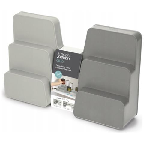 Organizzatore A Gradini Estensibile Duo Per Armadi Ottimizza Lo Spazio Design Flessibile E Accessibile Ideale Per Utensili Da Cucina Pulizia E Bagno - Foto 1