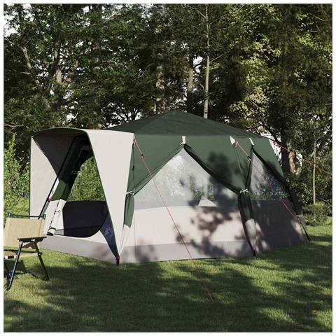 Tenda Capanna con tetto Verde 400 x 350 x 212 cm - Foto 2
