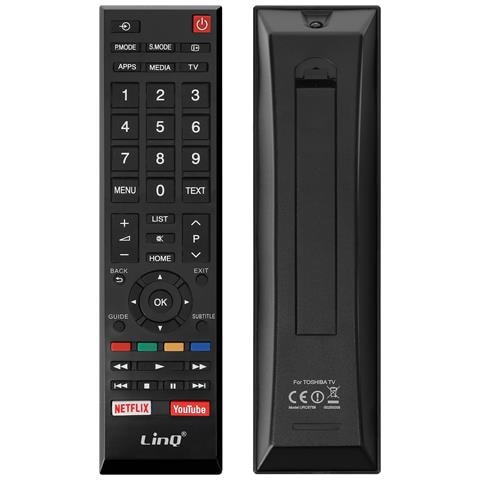Telecomando Universale Per Televisori Toshiba Con Portata 8 M, Nero - Foto 5