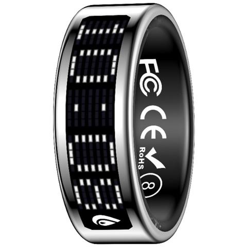 Smart Ring Con Display E Custodia Di Ricarica - Monitoraggio Fitness E Salute Silver 13 - Foto 1