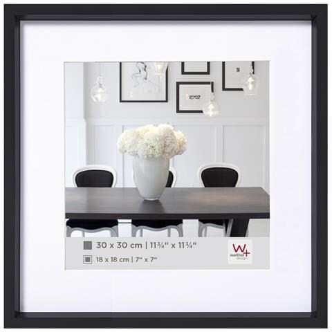 Steel Style Cornice In Plastica 40x40 Nero - Foto 1